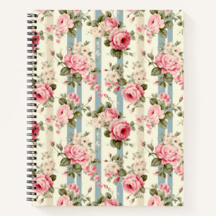Shabby Chic Vintage Rose Notizbuch