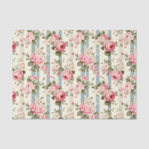 Shabby Chic Vintage Rose Seidenpapier