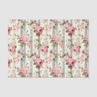 Shabby Chic Vintage Rose Seidenpapier