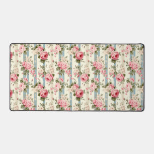 Shabby Chic Vintage Rosen Schreibtischunterlage
