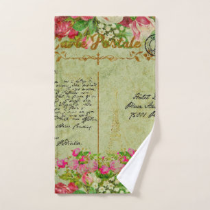 Shabby chic, vintage, rustikal, Landhausstil, fran Handtuch