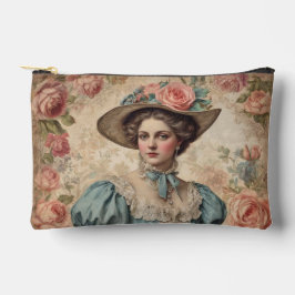 Shabby Chic Vintage Victorian Woman Zubehörtasche