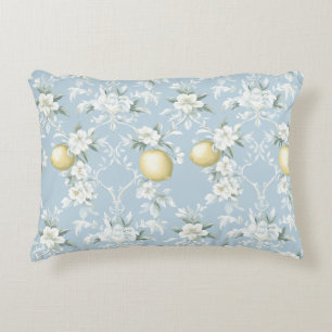 Shabby Chic Zitronen-Blumen-Serie Design #8 Dekokissen