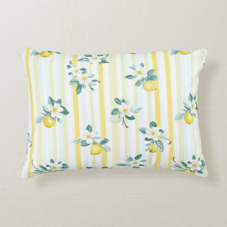 Shabby Chic Zitronen-Blumenreihe Design #12 Dekokissen