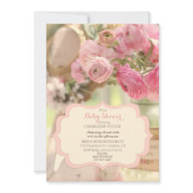 Shabby Country Chic weich verblasste rosa Blume
