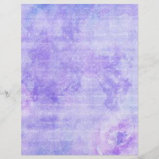 Shabby Lila Floral Scrapbook