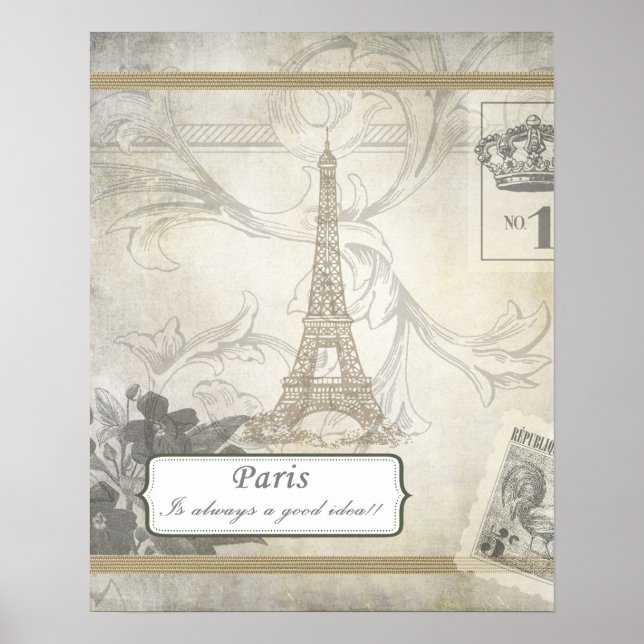 Shabby: Paris ist immer eine gute Idee Poster (Vorne)