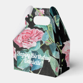 Shabby Pink Rose Blumenkohl Tee Party Kuchen Gefal Geschenkschachtel