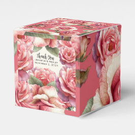 Shabby Pink Rose Geschenkschachtel