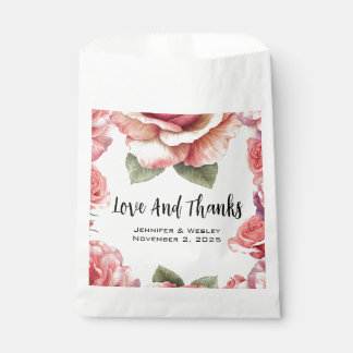 Shabby Pink Rose Geschenktütchen