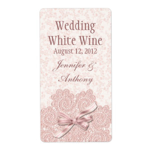 Shabby Pink Viktorianisch Wedding Mini Wein