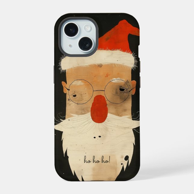 Shabby Santa iPhone 15 Hülle (Rückseite)