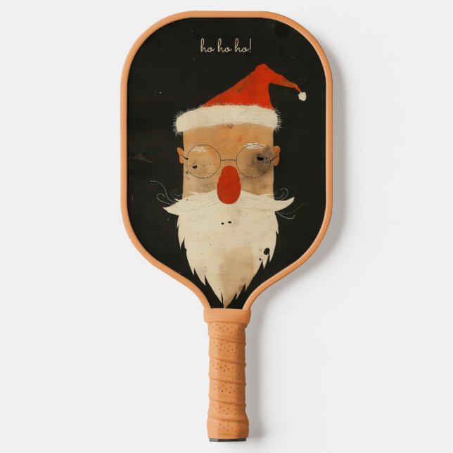 Shabby Santa Pickleball Schläger (Vorderseite)