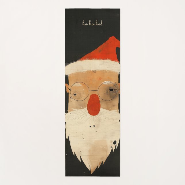 Shabby Santa Yogamatte (Vorderseite)
