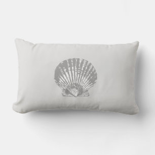 Shabby seashell lendenkissen