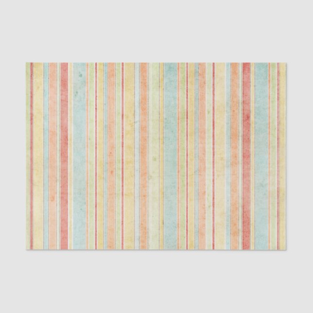 Shabby Stripes Muster Seidenpapier (Vorderseite)