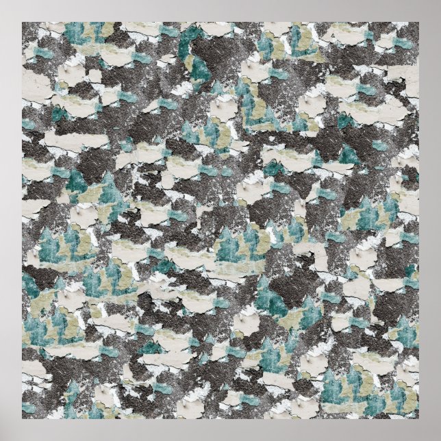 Shabby wall seamless texture backgroundart, paint, poster (Vorne)