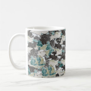 Shabby Wand nahtlose Textur Hintergrund Kunst, Far Kaffeetasse