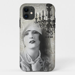 shabbychic Leuchter-Vintage Paris-Dame Fashion Case-Mate iPhone Hülle