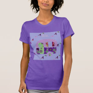 Shabbychic Retro-Anhänger, Camper, Karawanenammer T-Shirt