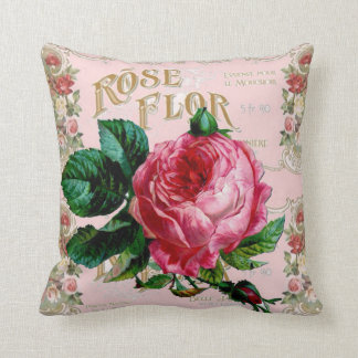 SHABBYCHIC Vintage-Paris-Decoupage-Design Kissen
