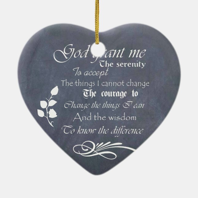 SHABBYCHIC Vintage Weihnachtsdekorationen Keramikornament (Hinten)