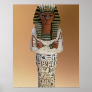 Shabti Zahl von Ramesses IV, neues Königreich Poster