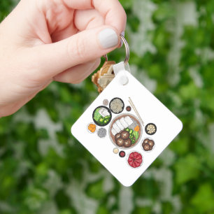 Shabu-Shabu Japan Japanische Küche Hotspot Schlüsselanhänger