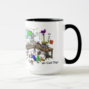 Shack geschieht lustige Schinken-Radio-Tasse Tasse