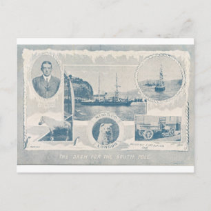 Shackleton 1908 Postkarte