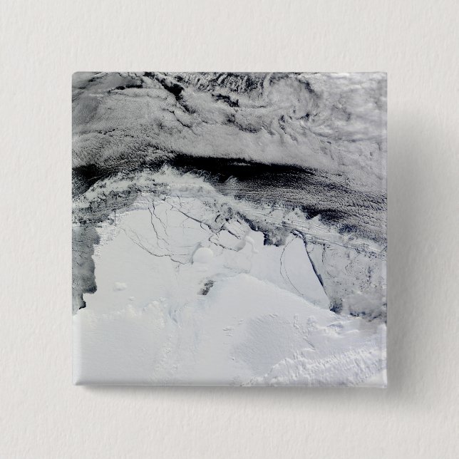 Shackleton-Eisschelf, Antarktis Button (Vorderseite)