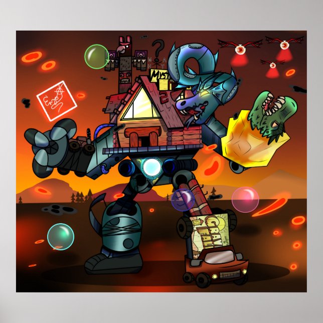 ShackTron(Gravity Falls) Poster (Vorne)