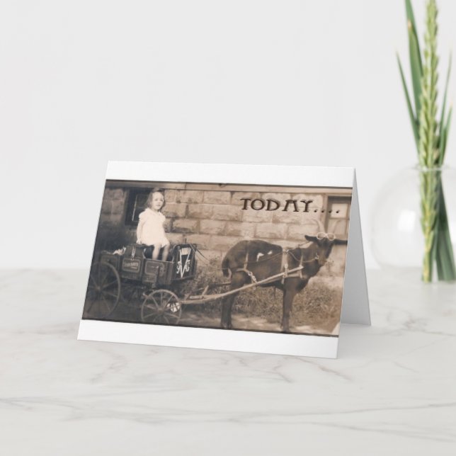 Shades auf einer Ziege Karte (Vorderseite)