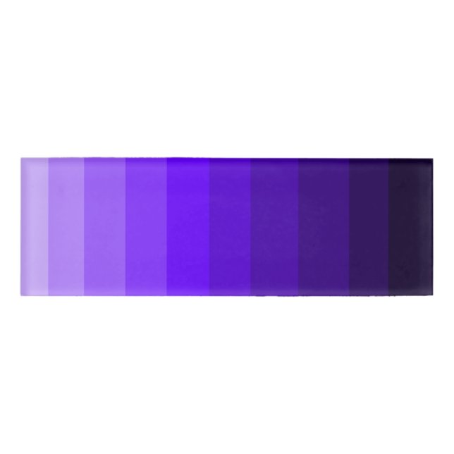 Shades der Lila Namensmarke Namenschild (Vorderseite)