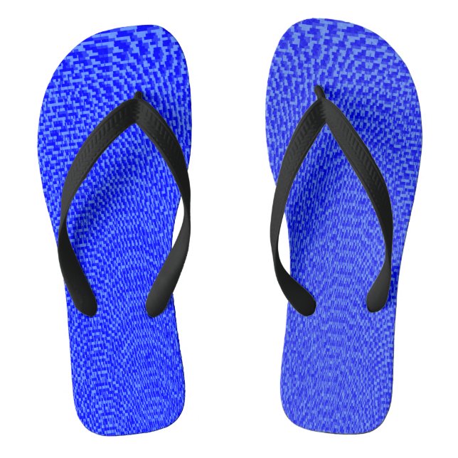 "Shades of Blue" Flip Flops (Fußbett)