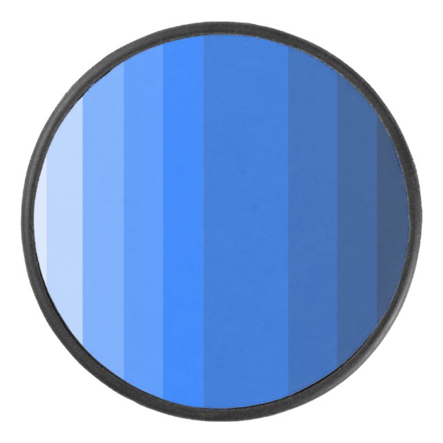 Shades of Blue Hockey Puck (Vorderseite)