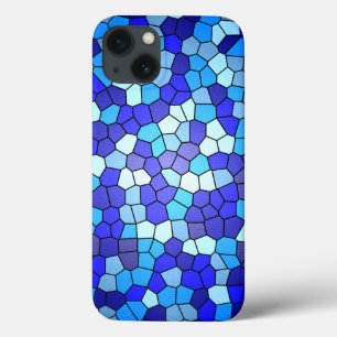Shades of Blue Stached Glass von Shirley Taylor Case-Mate iPhone Hülle
