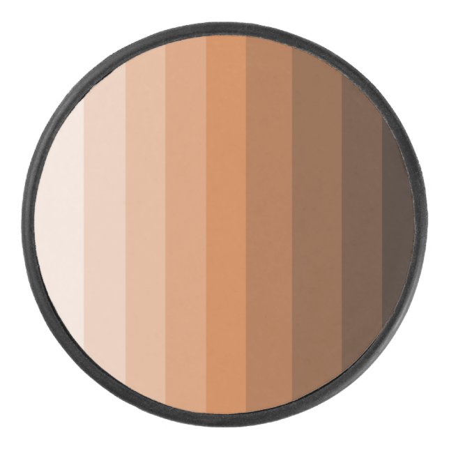 Shades of Brown Hockey Puck (Vorderseite)
