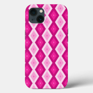 Shades of fuchsia diamond pattern Case-Mate iPhone Case-Mate iPhone Hülle