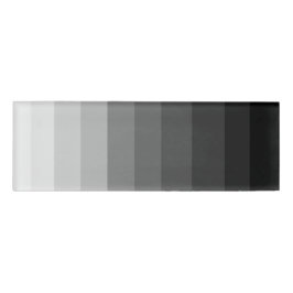 Shades of Gray Name Tag Namenschild