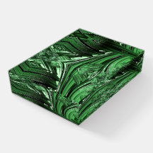~ Shades of Green RECTANGULAR ~ Paperweight