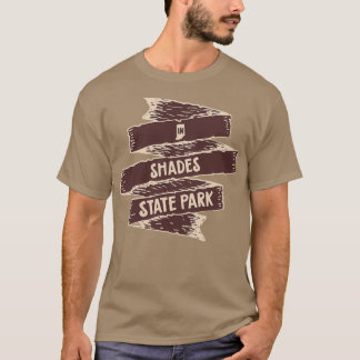 Shades Staat Park Staat Park Indiana IN Flag T-Shirt