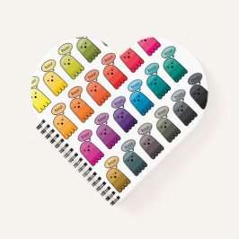 Shades von Boo Ghost Halloween Notizbuch