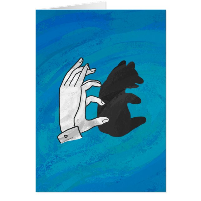 Shadow Bear Cube On Blue (Vorne)