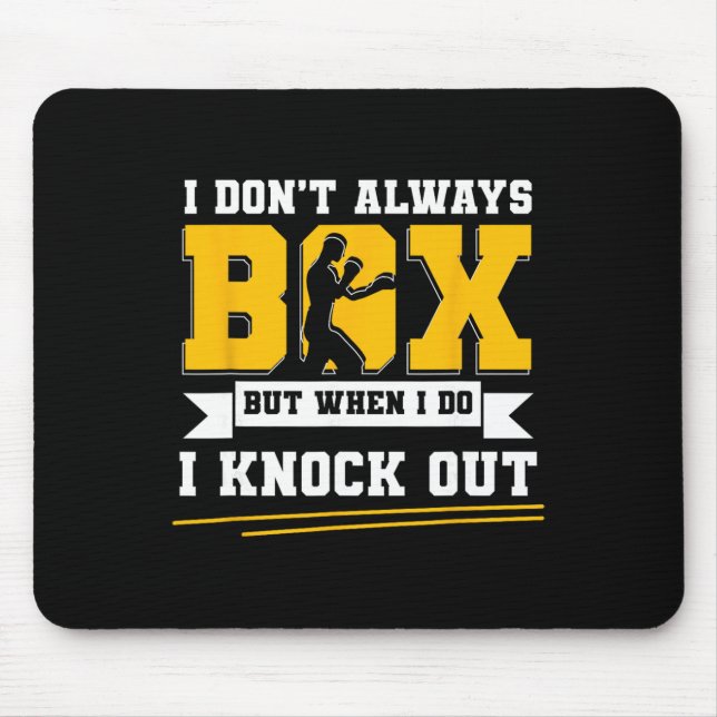 Shadow Boxing Punching Kickboxing G Gloves Boxer F Mousepad (Vorne)