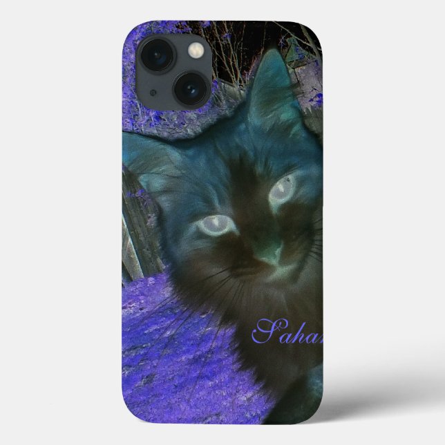 Shadow Cat in Lavender iPad-Fall Case-Mate iPhone Hülle (Rückseite)
