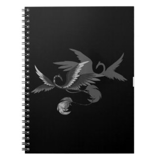 Shadow Cloud Dragon-Notebook Notizblock