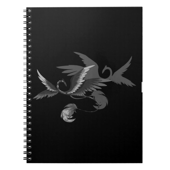 Shadow Cloud Dragon-Notebook Notizblock (Vorderseite)
