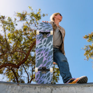Shadow Fish Shark Whale in Gradientengalaxie Skateboard