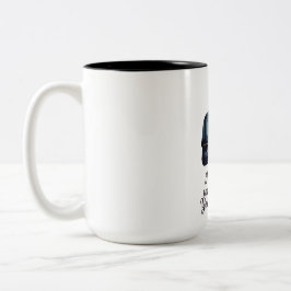 Shadow Forest Minimalist Mental Health Mug Zweifarbige Tasse